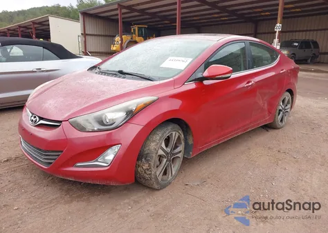2014 Hyundai Elantra Sport z USA, uszkodzony, nr VIN KMHDH4AH7EU160779
